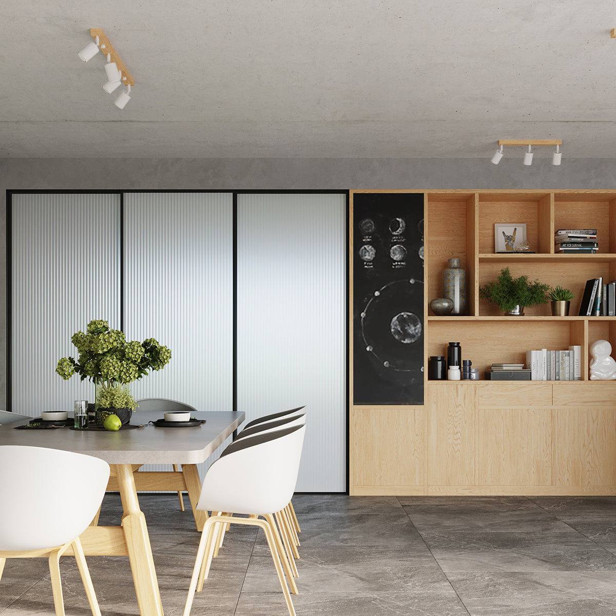 Plafondlamp VERDO 4 wit