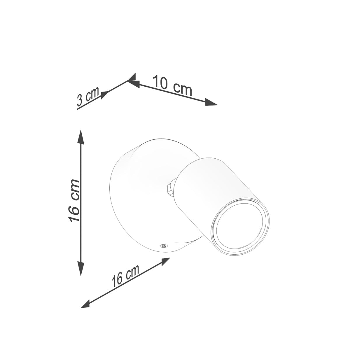 Wandlamp VERDO zwart
