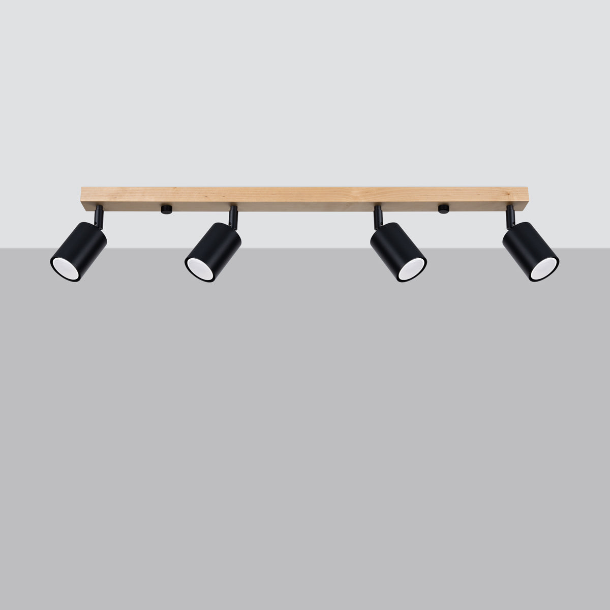 Plafondlamp VERDO 4 zwart