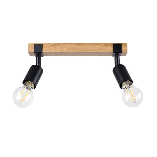 Plafondlamp ZUCA 2 zwart
