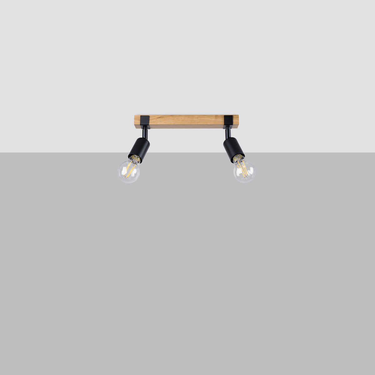 Plafondlamp ZUCA 2 zwart