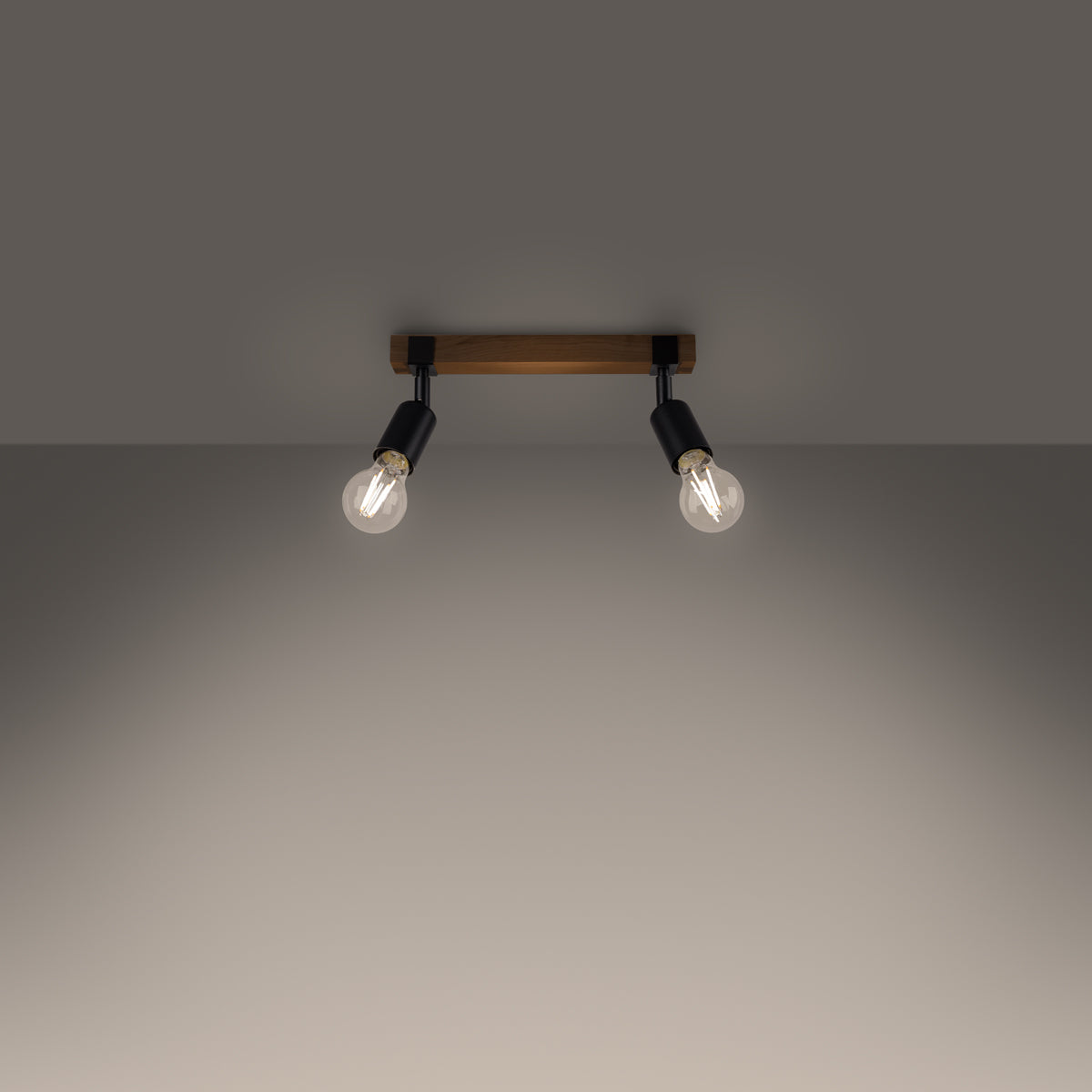 Plafondlamp ZUCA 2 zwart