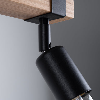 Plafondlamp ZUCA 2 zwart