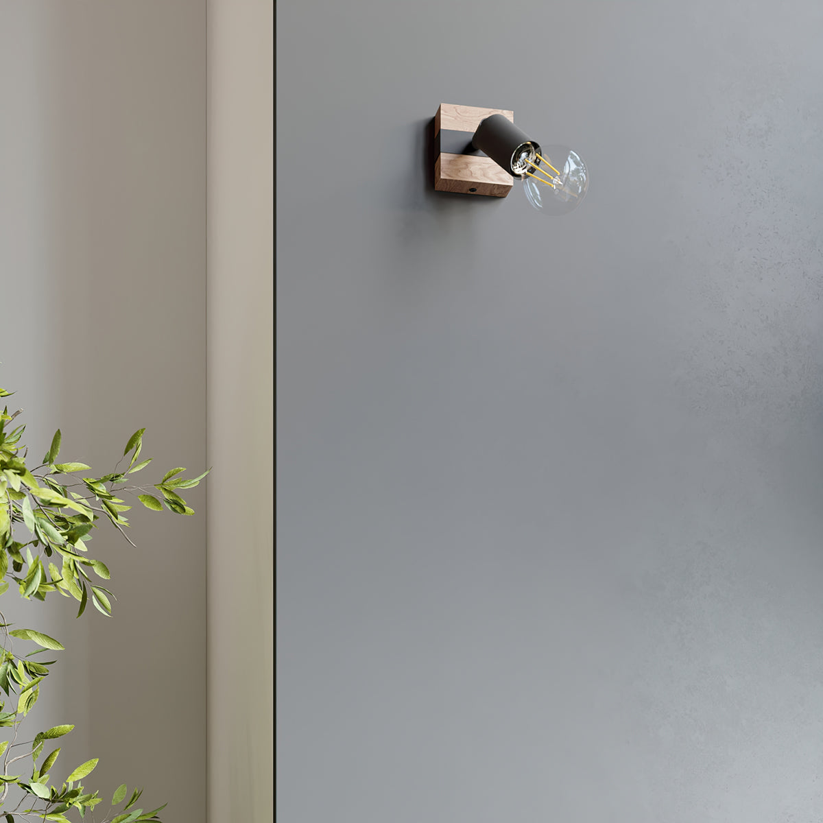 Plafondlamp ZUCA 4 zwart