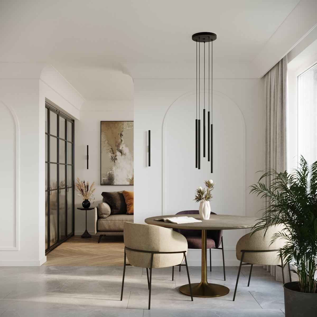 Hanglamp PASTELO 2 zwart