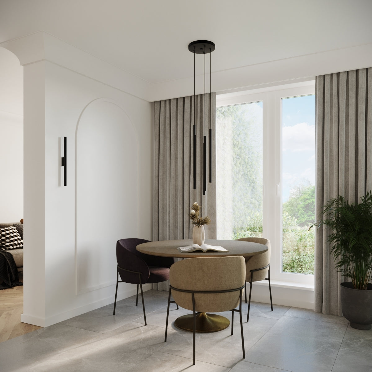 Hanglamp PASTELO 2 zwart
