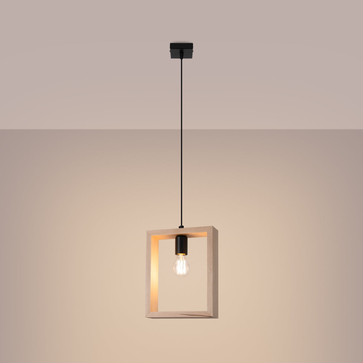 Hanglamp ARIES natuurlijk hout