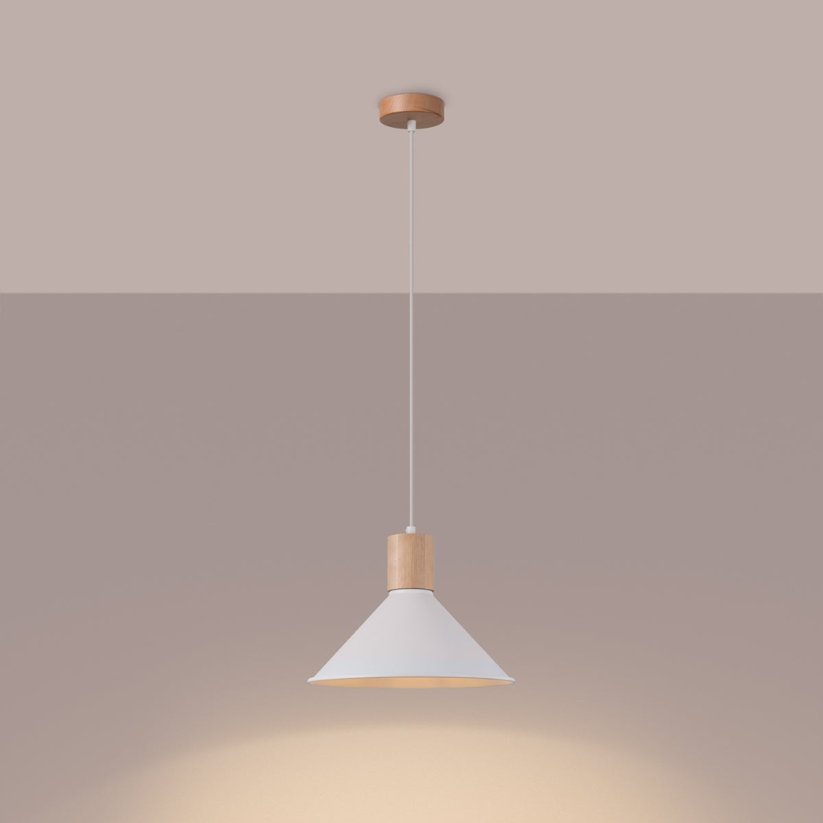 Hanglamp JAGA wit