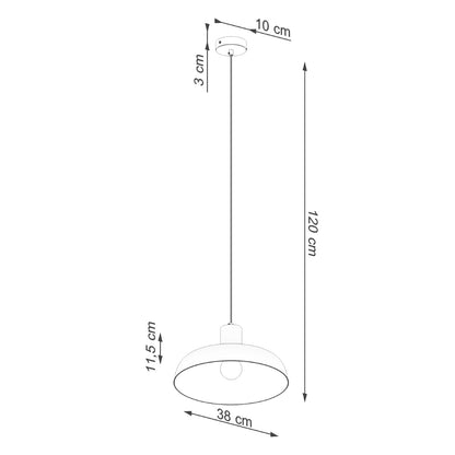 Hanglamp INDY zwart