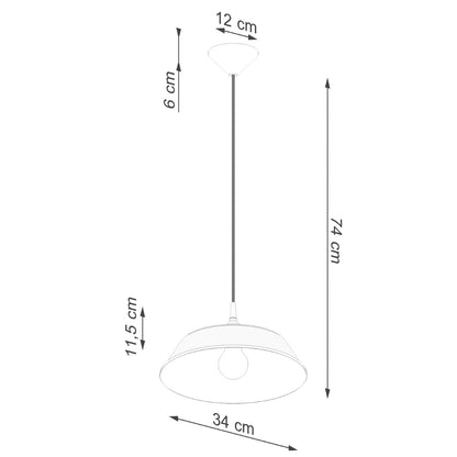 Hanglamp FRIKA zwart