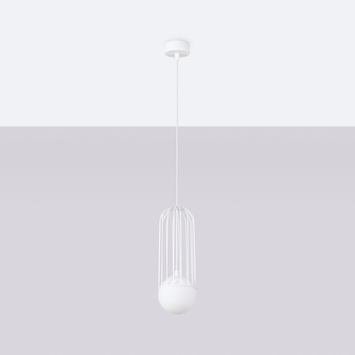 Hanglamp BRINA 1 wit