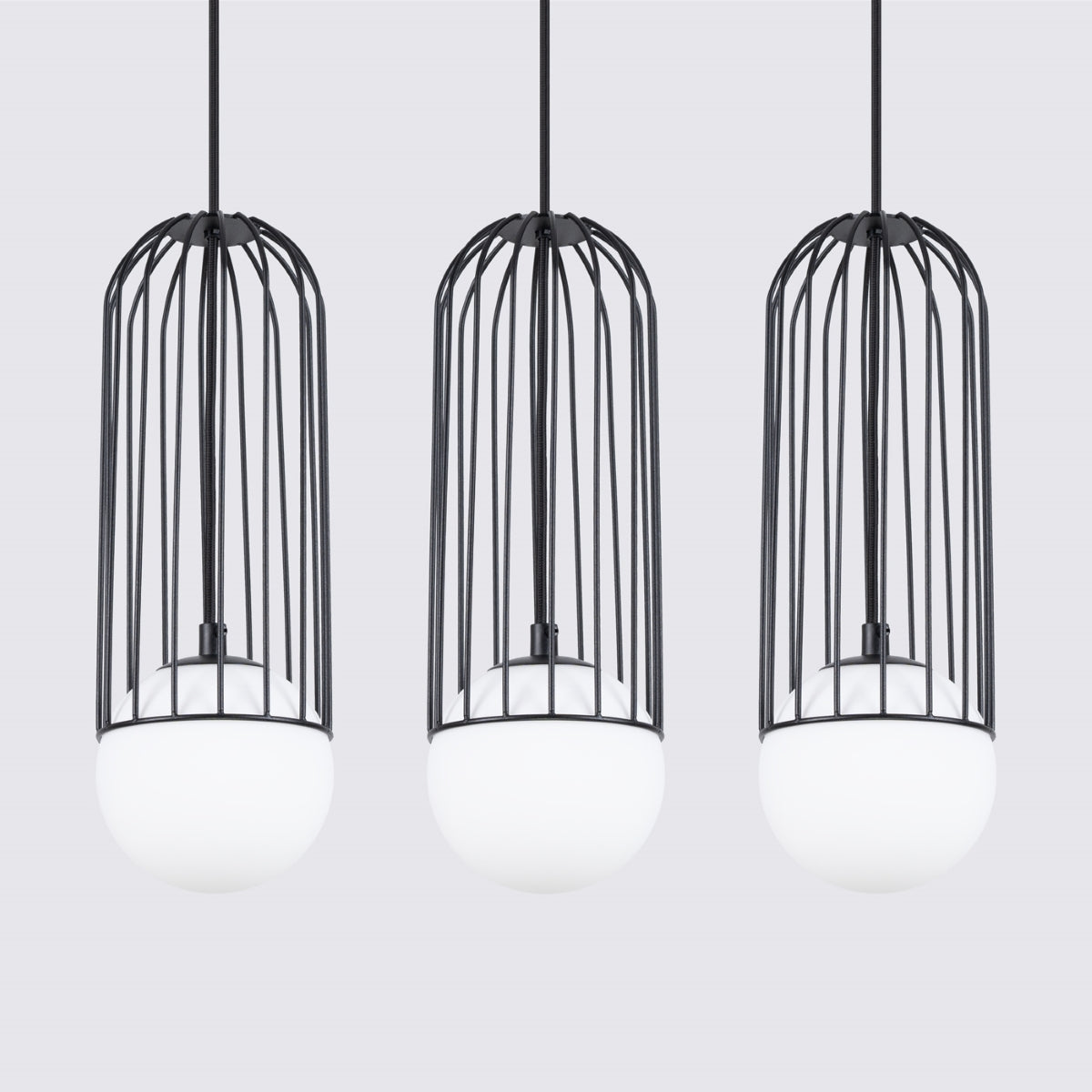 Hanglamp BRINA 3L zwart