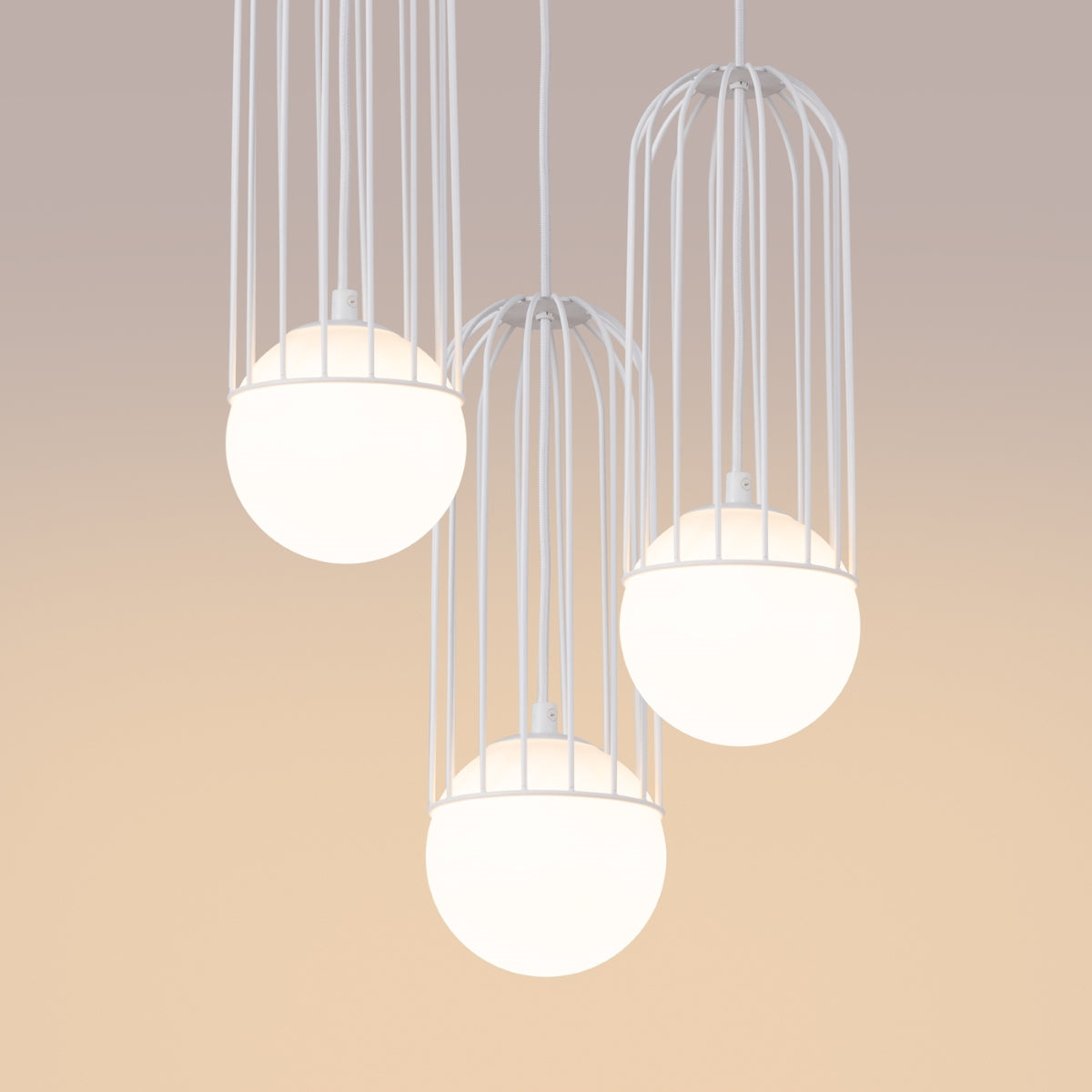 Hanglamp BRINA 3P wit