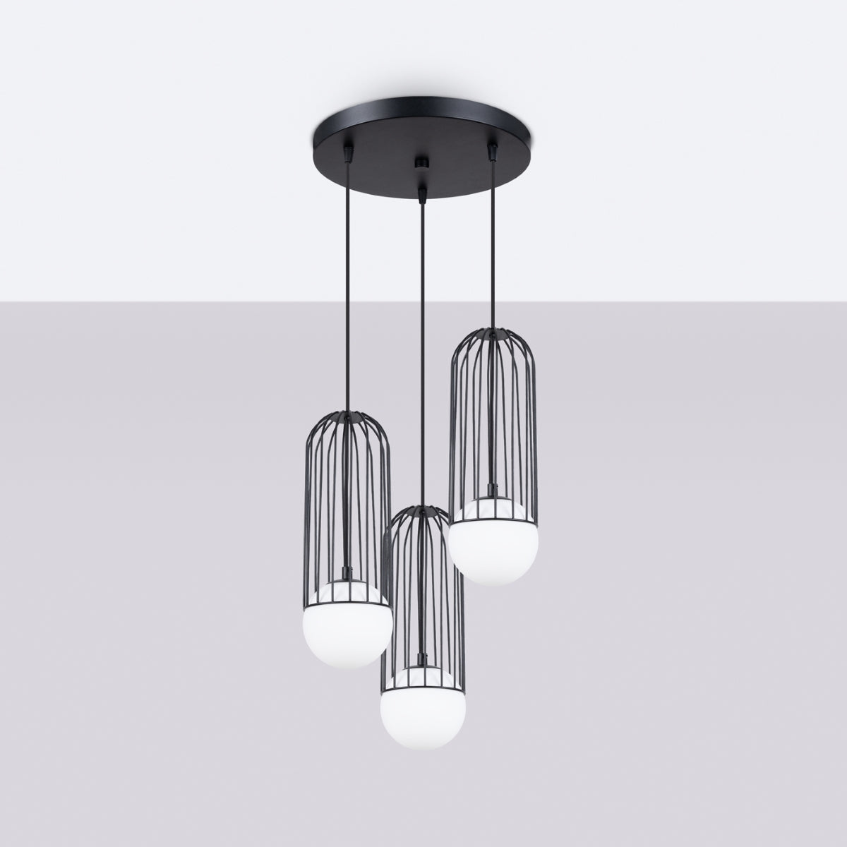Hanglamp BRINA 3P zwart