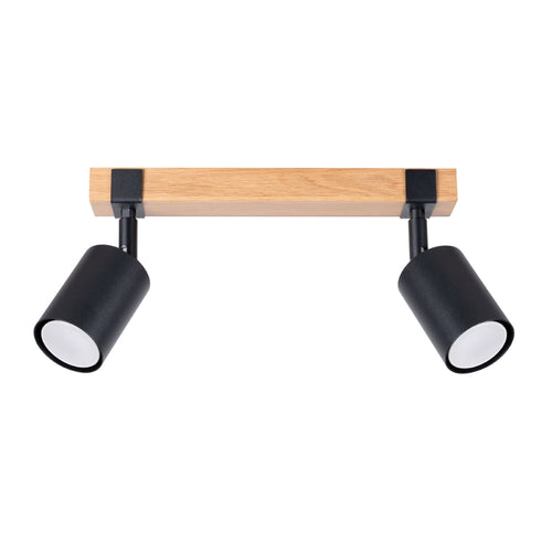 Plafondlamp FAGER 2 zwart