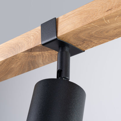 Plafondlamp FAGER 3 zwart