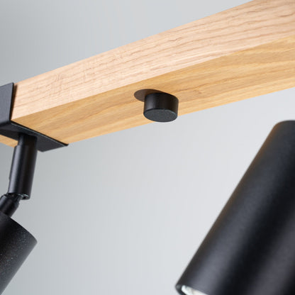 Plafondlamp FAGER 4L zwart