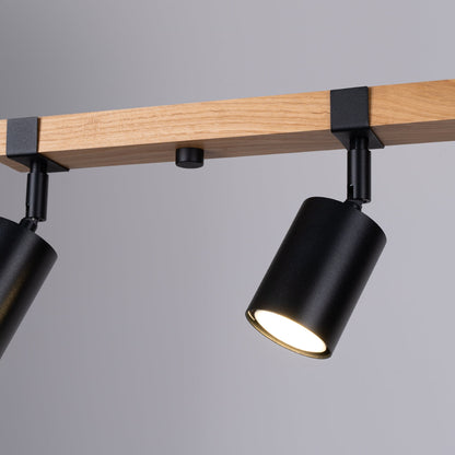 Plafondlamp FAGER 4L zwart