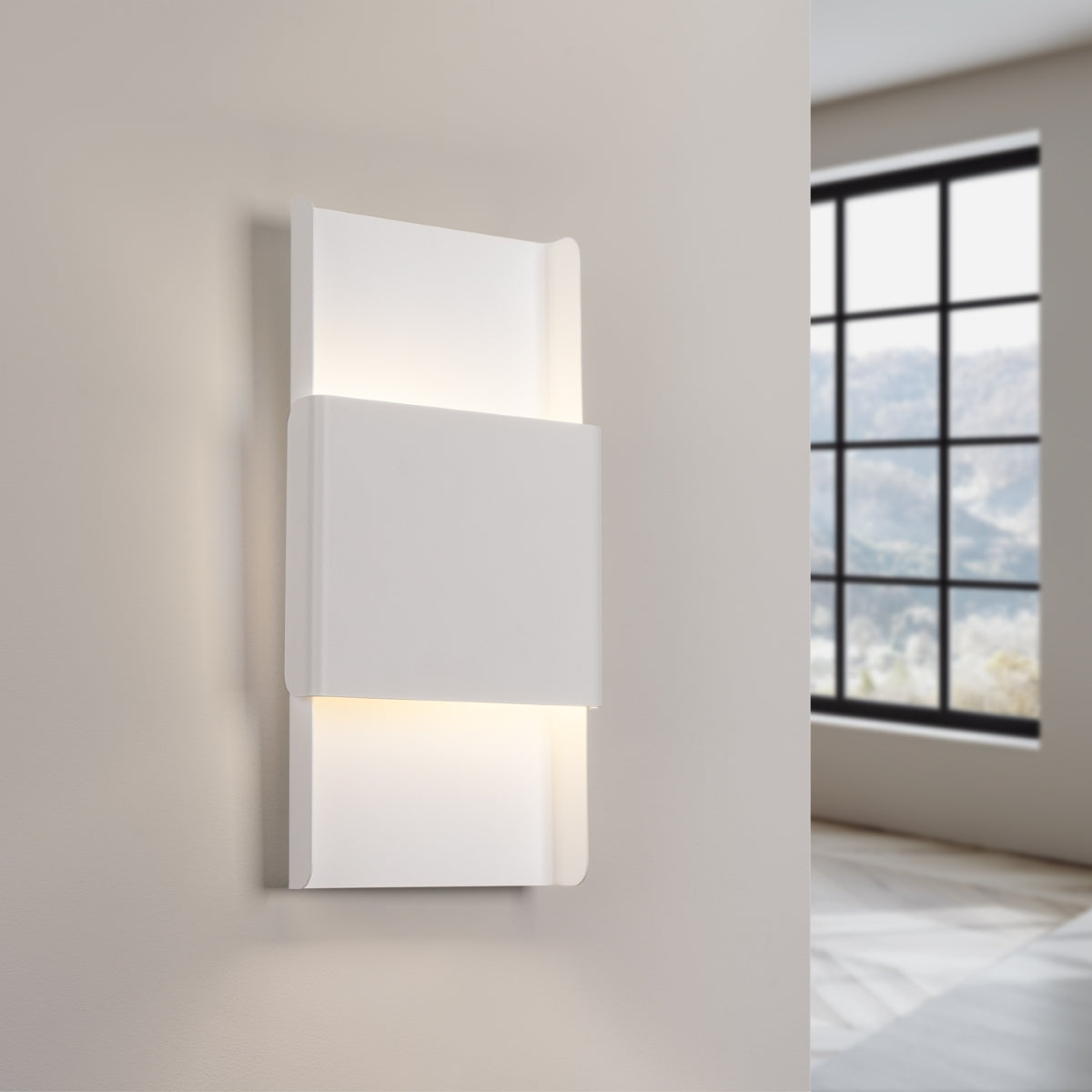 Wandlamp DURLIN wit