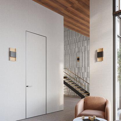 Wandlamp DURLIN goud/zwart