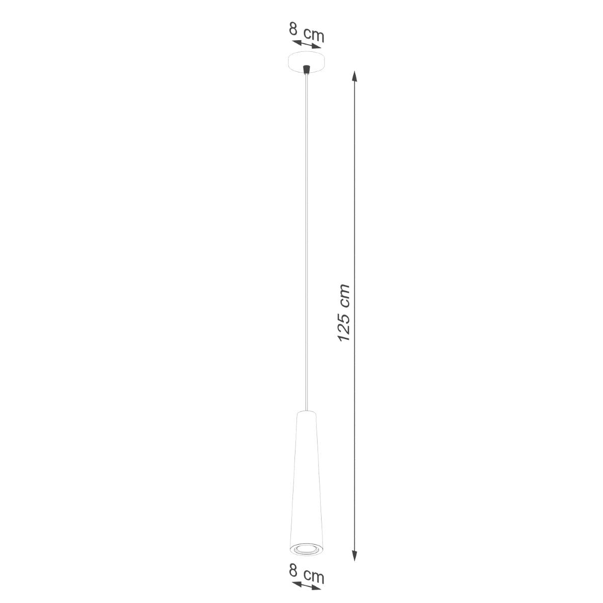 Hanglamp ELECTRA zwart beton