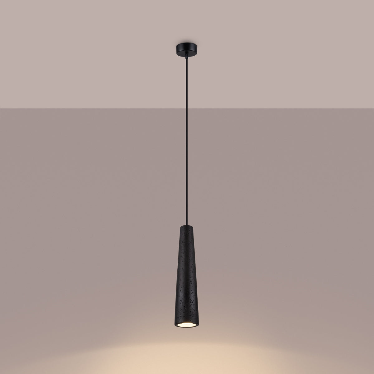 Hanglamp ELECTRA zwart beton