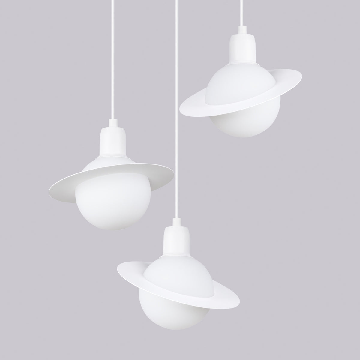 Hanglamp HYPERION 1 wit