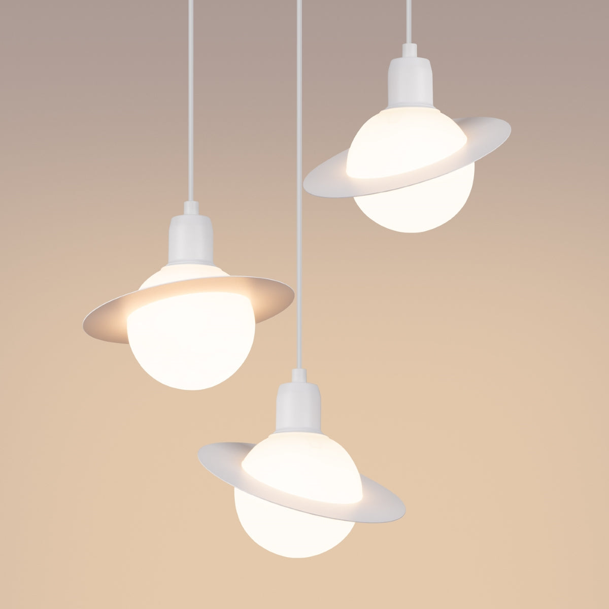 Hanglamp HYPERION 1 wit