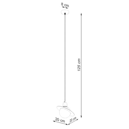 Hanglamp HYPERION 1 zwart