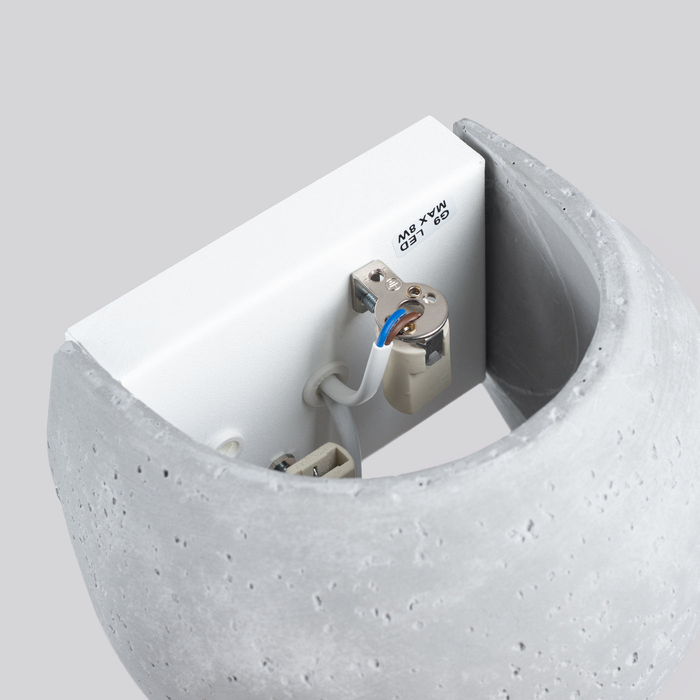 Wandlamp GLOBE beton