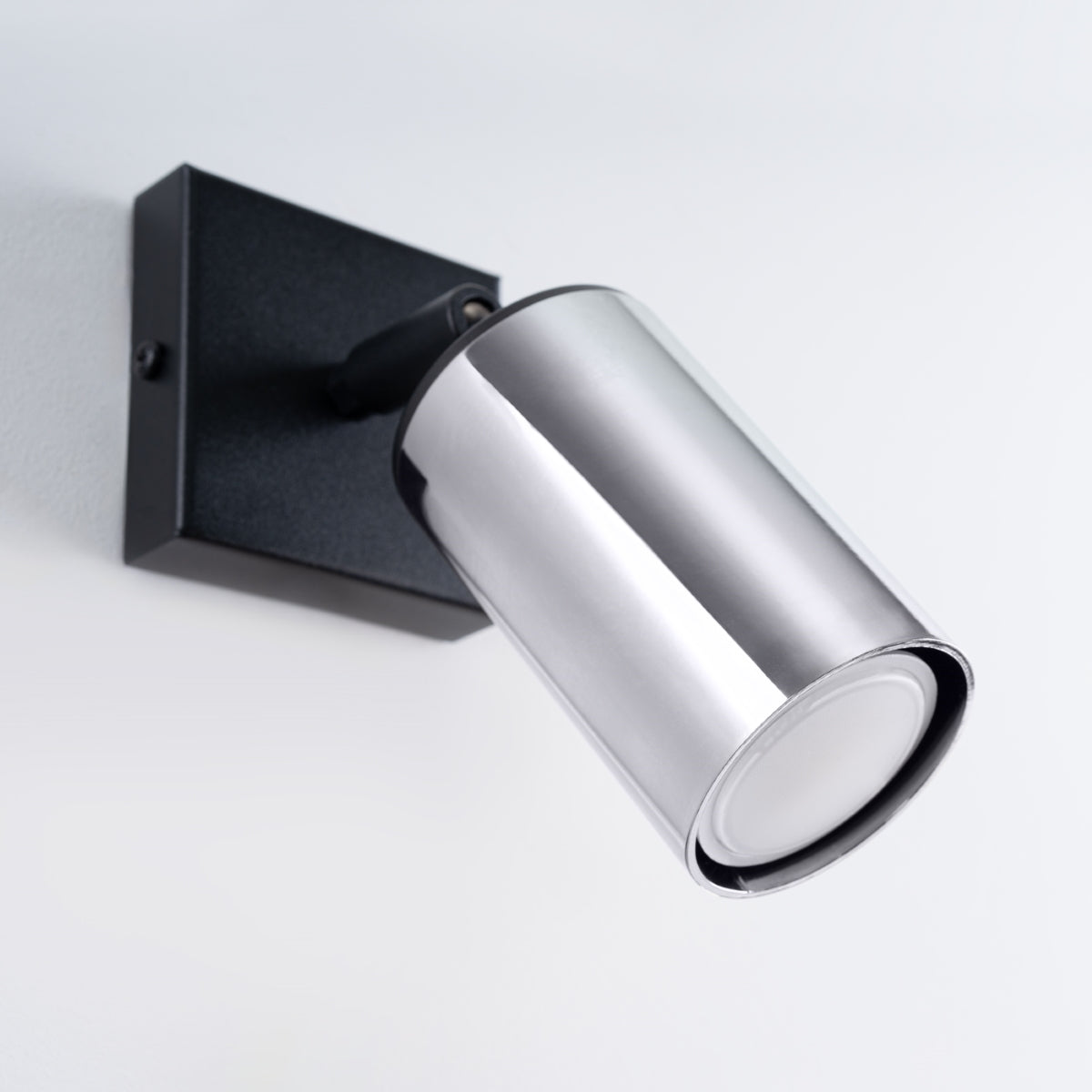 Wandlamp WINX zwart/chroom