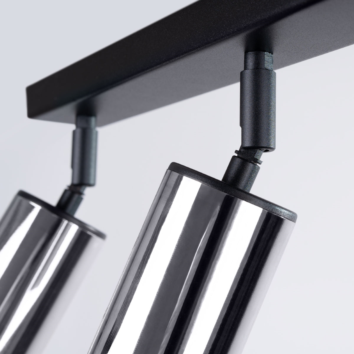 Plafondlamp WINX 3 zwart/chroom