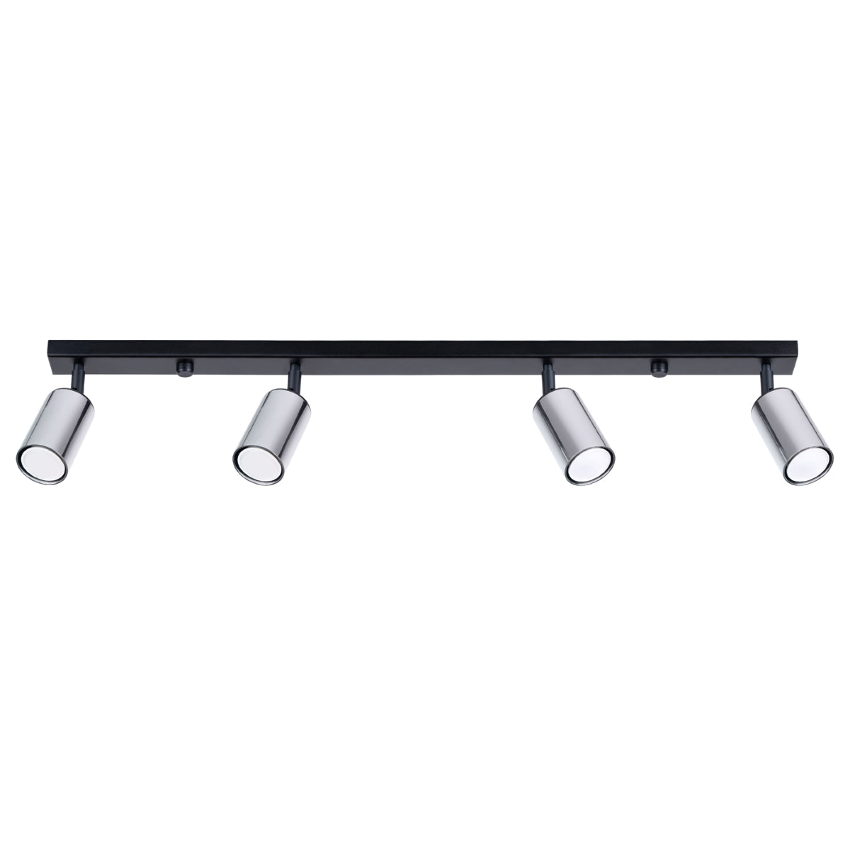 Plafondlamp WINX 4L zwart/chroom