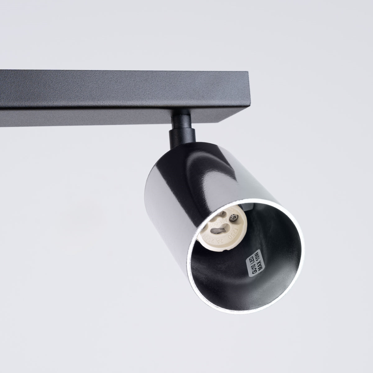 Plafondlamp WINX 4L zwart/chroom