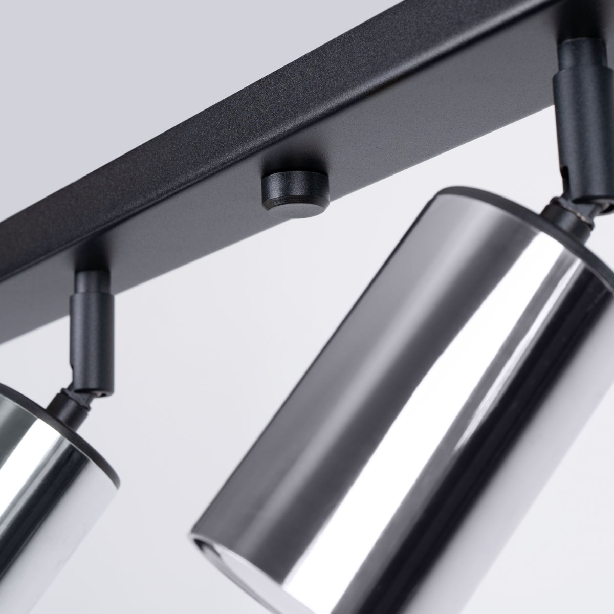 Plafondlamp WINX 6L zwart/chroom