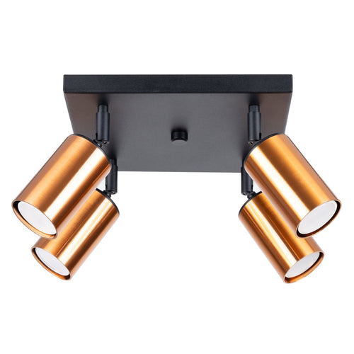 Plafondlamp WINX 4 zwart/co