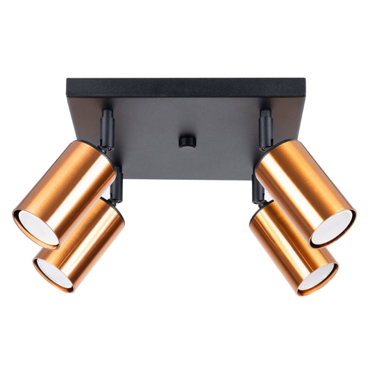 Plafondlamp WINX 4 zwart/co