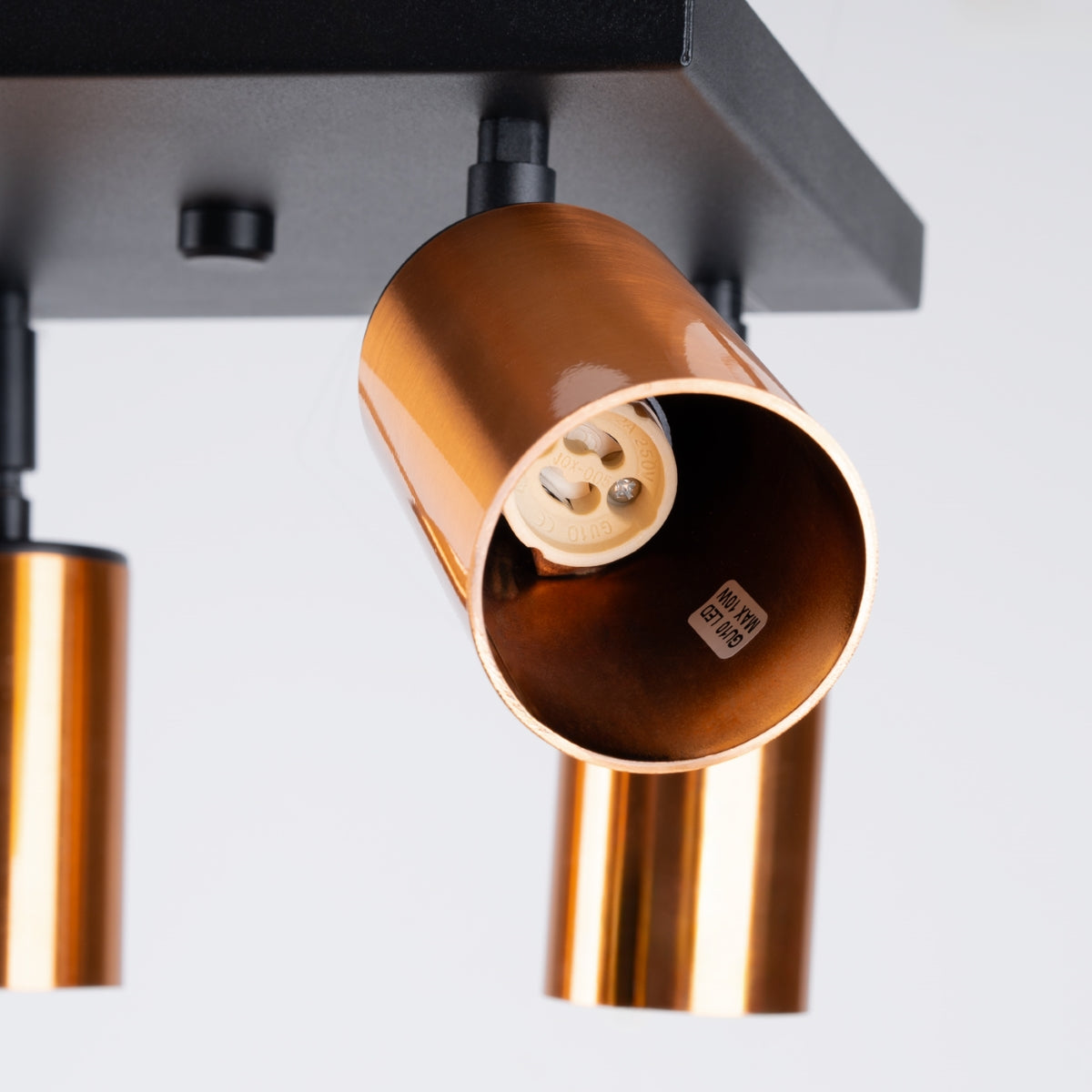 Plafondlamp WINX 4 zwart/co