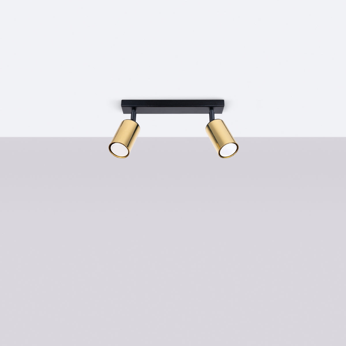 Plafondlamp WINX 2 zwart/goud
