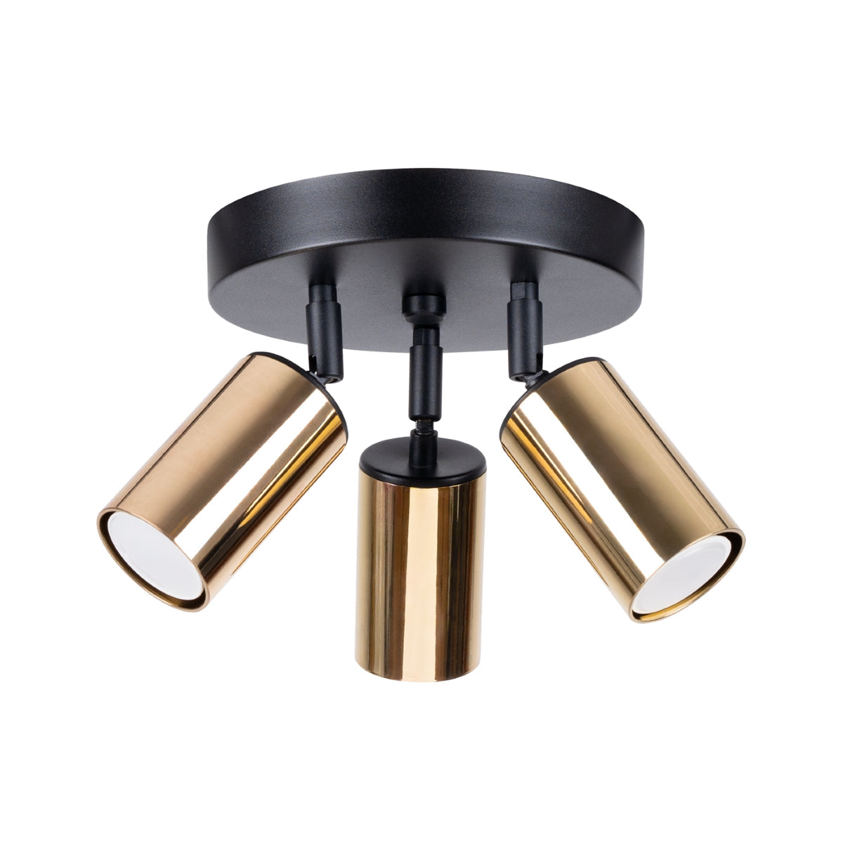 Plafondlamp WINX 3P zwart/goud