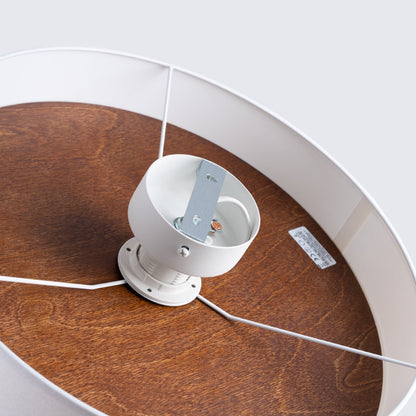 Plafondlamp TELESTO wit/donkerbruin
