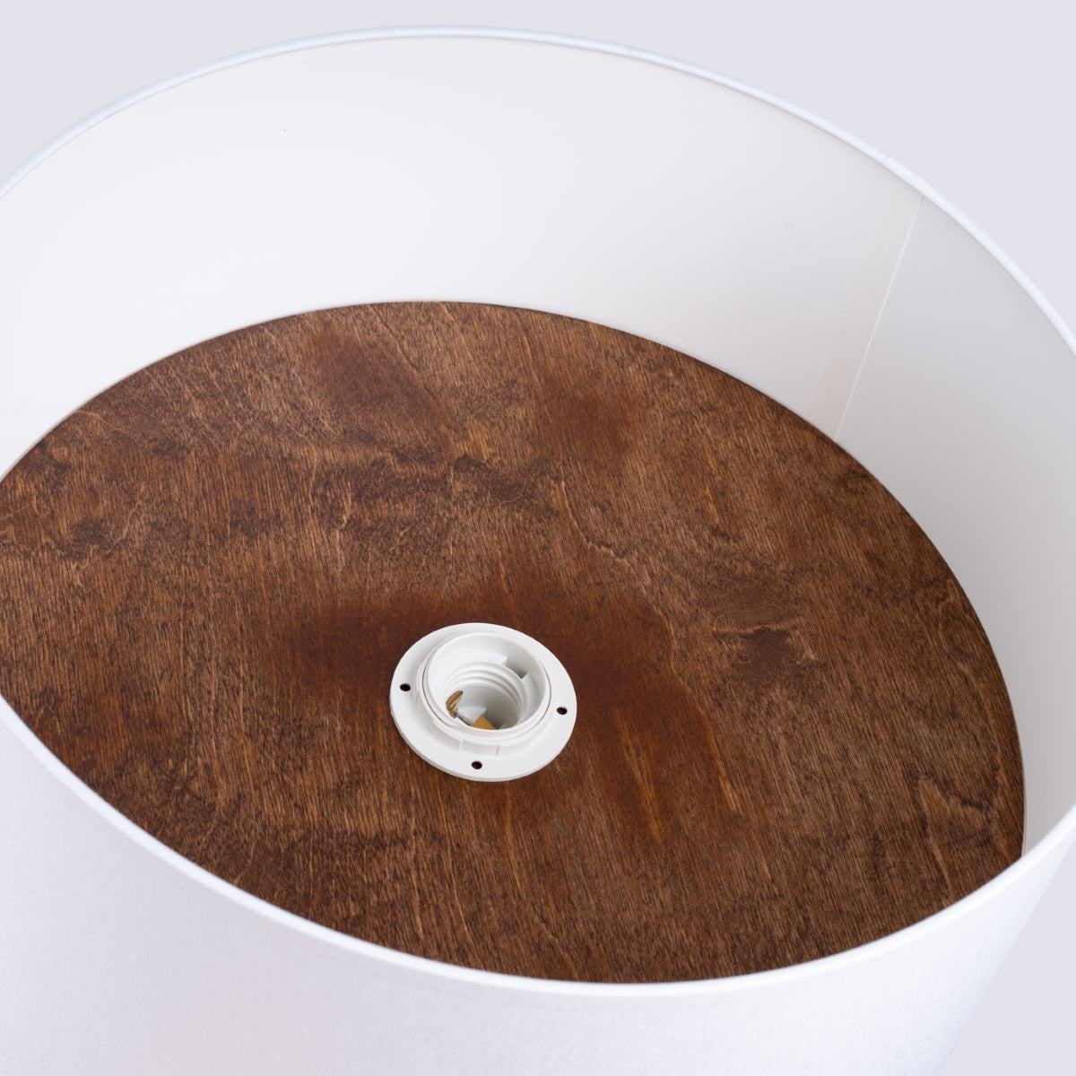 Plafondlamp TELESTO wit/donkerbruin