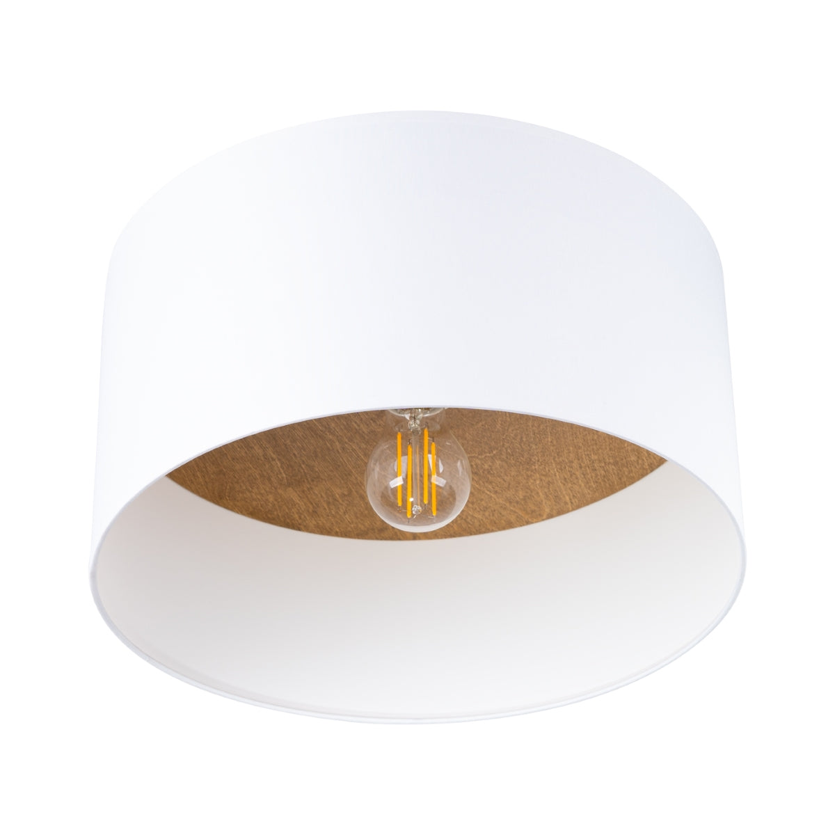 Plafondlamp TELESTO wit/lichtbruin