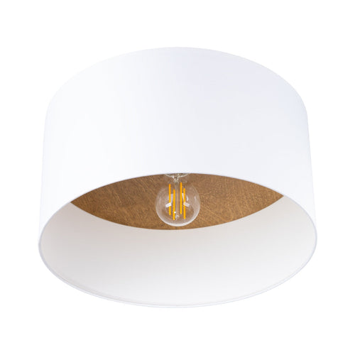 Plafondlamp TELESTO wit/lichtbruin