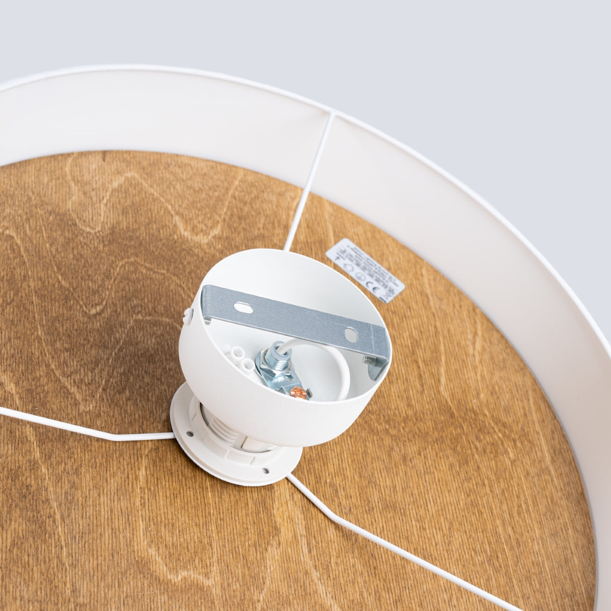 Plafondlamp TELESTO wit/lichtbruin