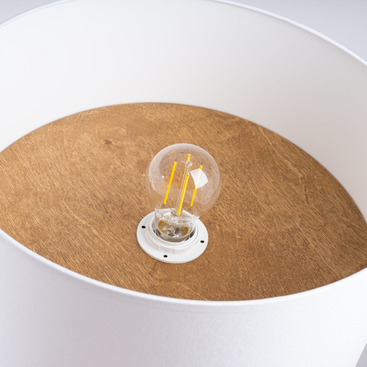 Plafondlamp TELESTO wit/lichtbruin