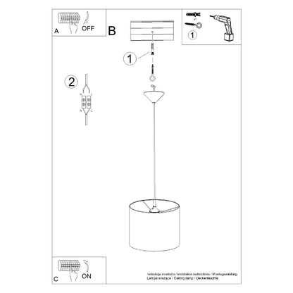 Hanglamp NOVA 30 wit