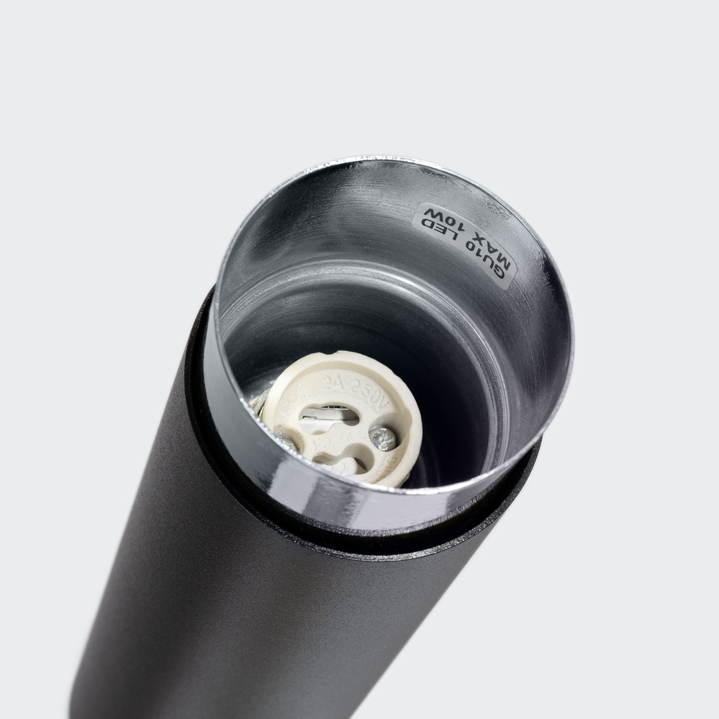Plafondlamp NERO 12,5 zwart/chroom