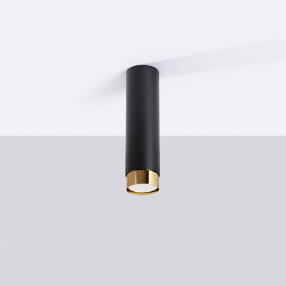 Plafondlamp NERO 22,5 zwart/goud