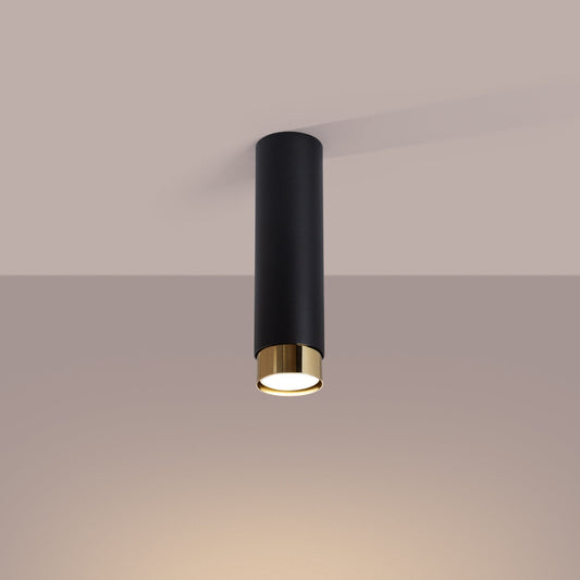 Plafondlamp NERO 22,5 zwart/goud